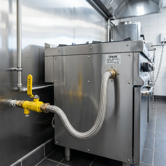 Raccordement de piano de cuisson gaz par un professionnel